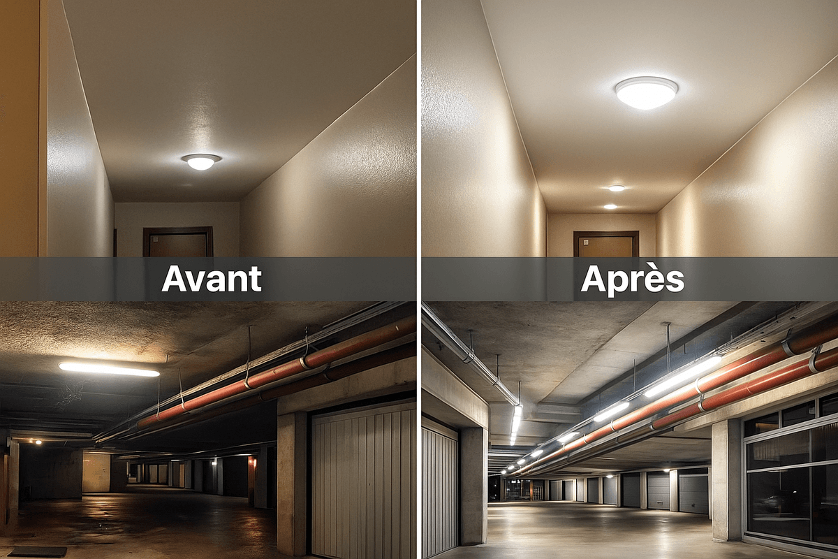 Relamping LED pour entreprises et copropriétés